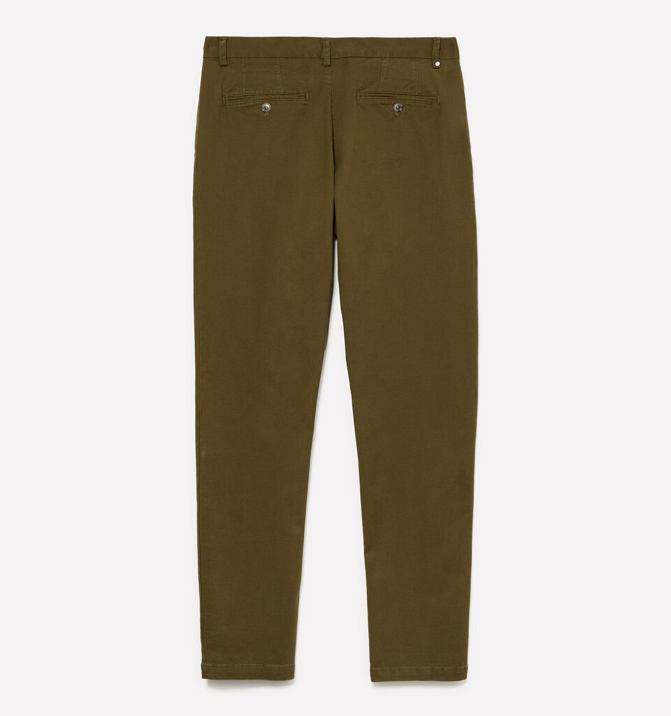 Pantaloni Chino verde oliva - pantaloni chino da uomo - Verde oliva | Sisley image number 2